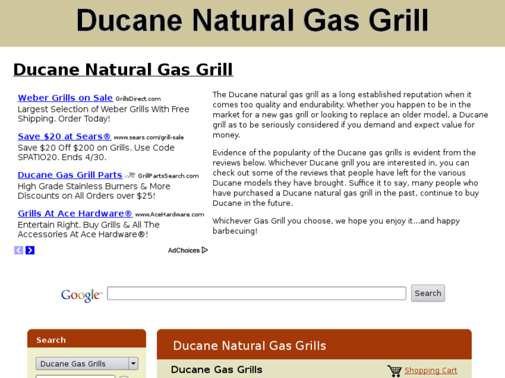 www.ducanenaturalgasgrill.com