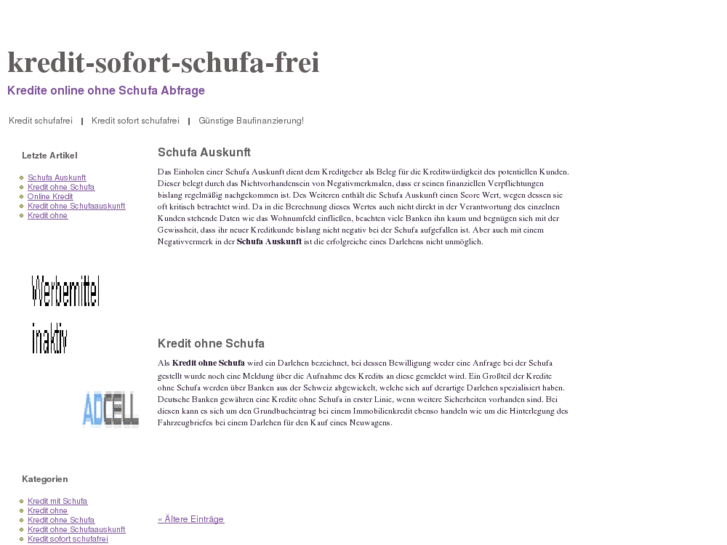 www.kredit-sofort-schufafrei.com