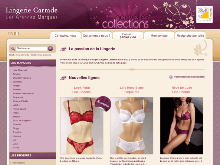 www.lingerie-carrade.com