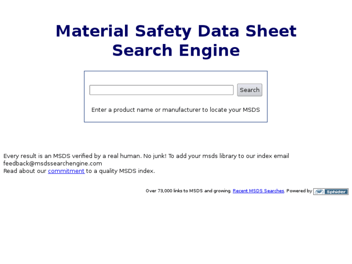 www.msdssearchengine.com