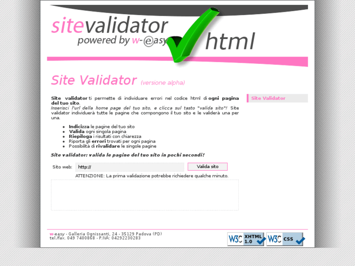 www.sitevalidator.biz