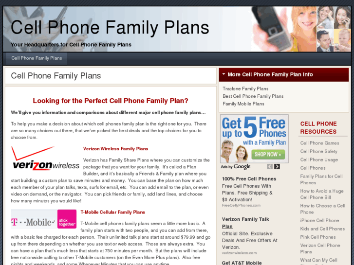 www.cellphonefamilyplans.net