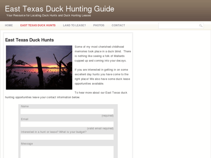 www.easttexasduckhunting.com