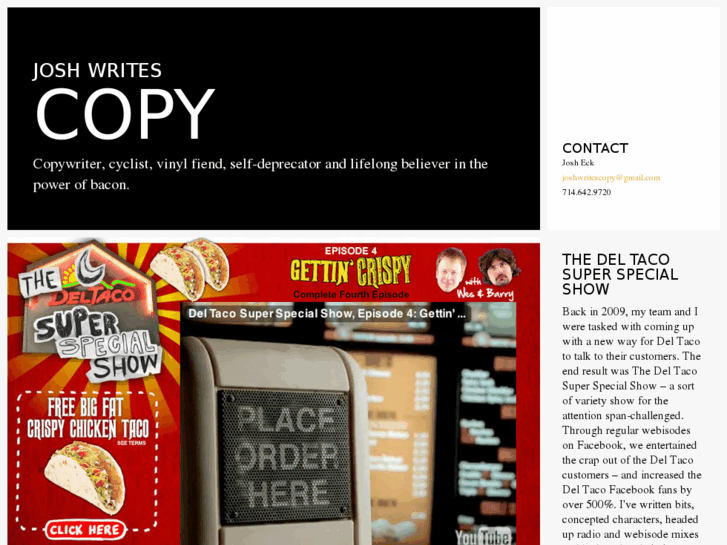 www.joshwritescopy.com