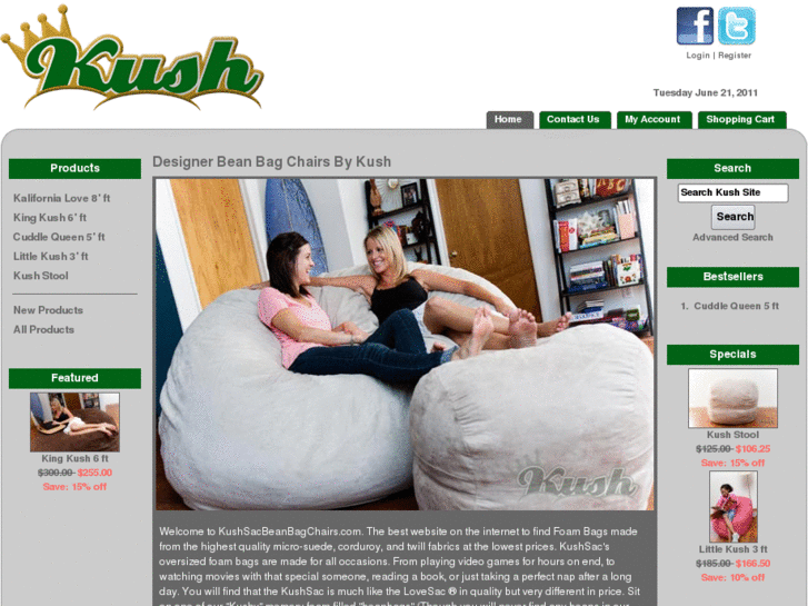 www.kushsacbeanbagchairs.com