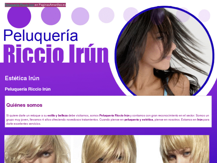 www.peluqueriariccioirun.com