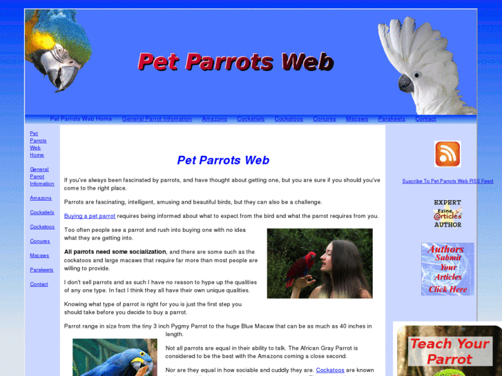 www.petparrotsweb.com