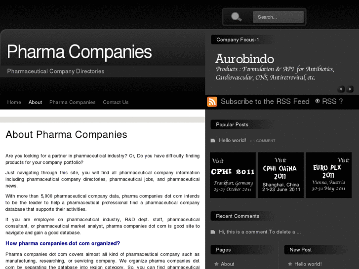 www.pharma-companies.com