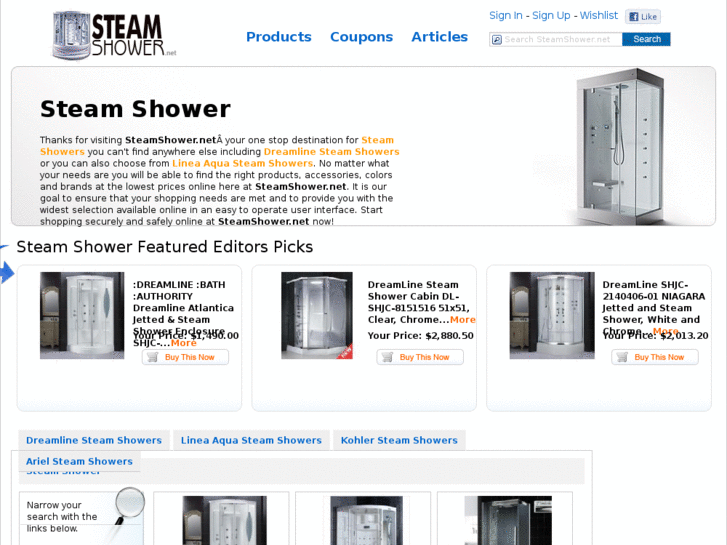 www.steamshower.net