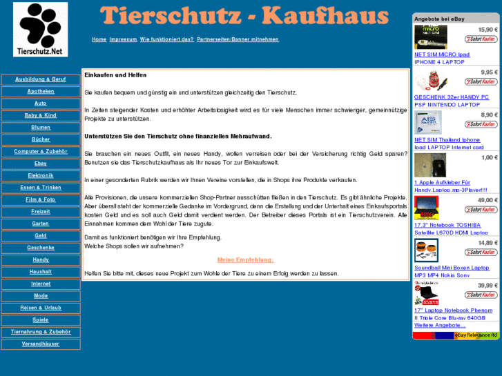 www.tierschutzkaufhaus.com