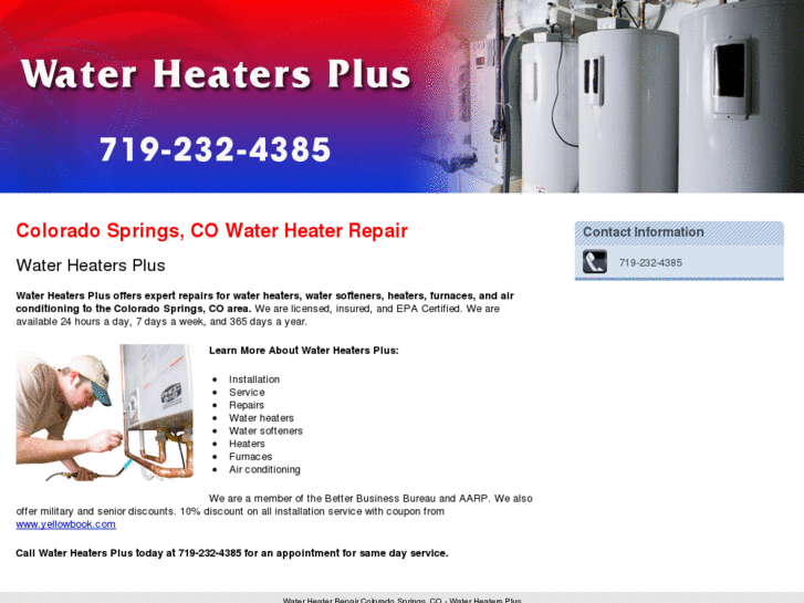 www.waterheatersplusco.com