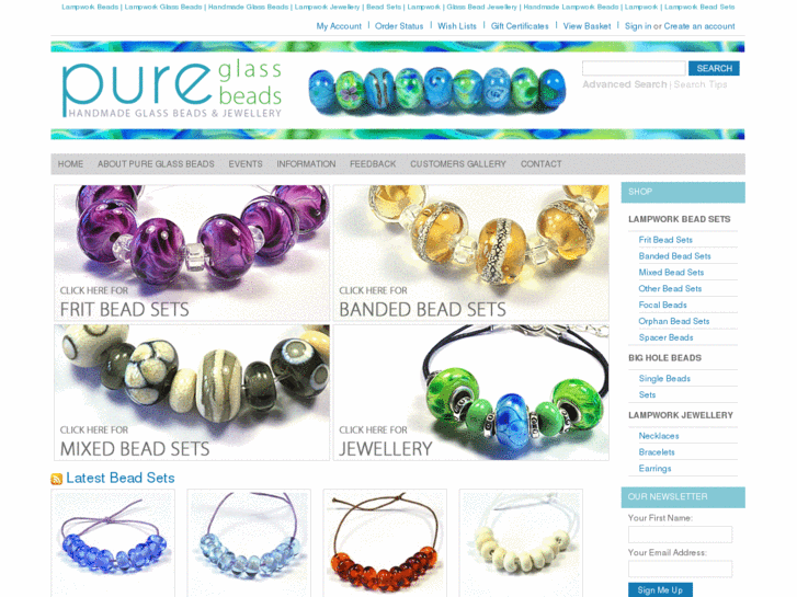 www.pureglassbeads.com