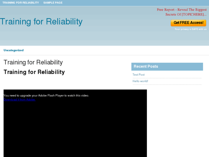 www.training-for-reliability.com