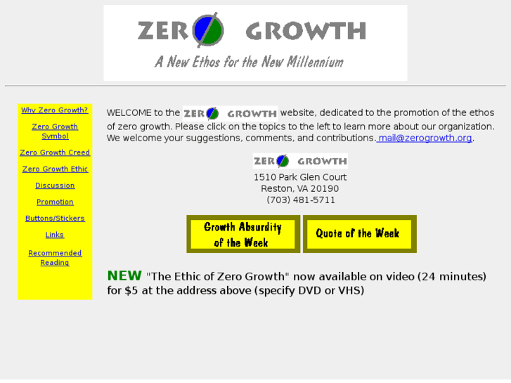 www.zerogrowth.org