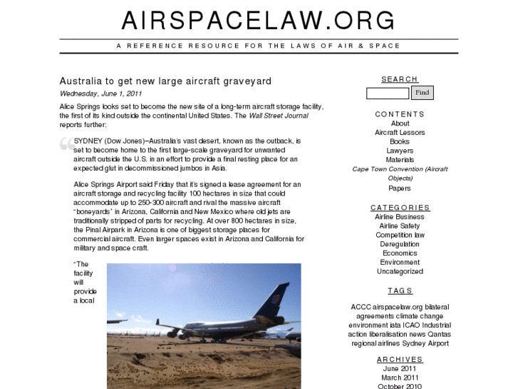 www.airspacelaw.org