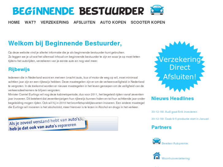 www.beginnendebestuurder.nl