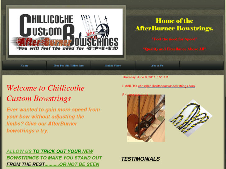 www.chillicothecustombowstrings.com