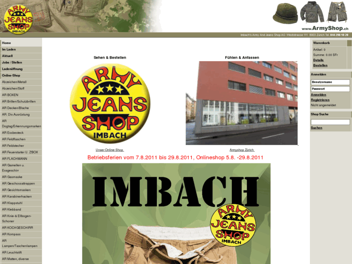 www.imbacharmyshop.com