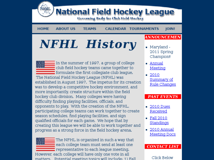 www.nationalfieldhockeyleague.com