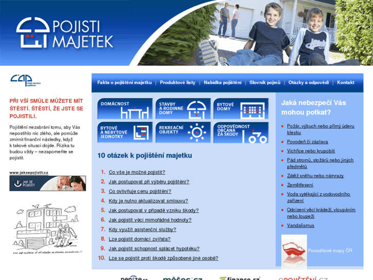 www.pojistimajetek.cz