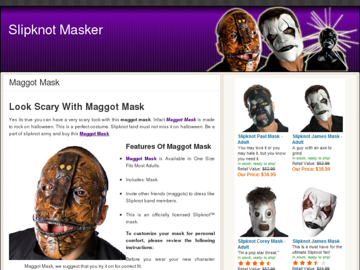 www.slipknotmasker.com