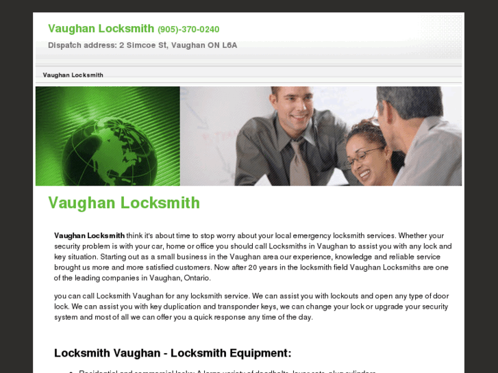 www.vaughanlocksmiths.com