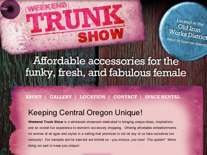 www.weekendtrunkshow.com