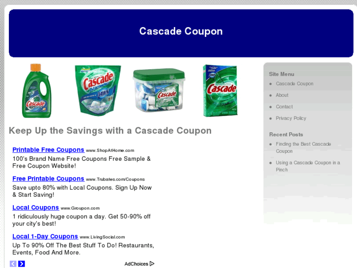 www.cascadecoupon.com