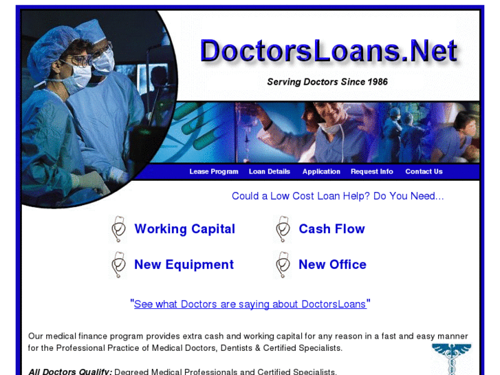 www.doctorsloans.net