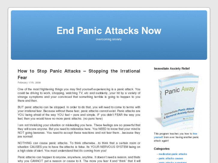 www.endpanicattacks.net