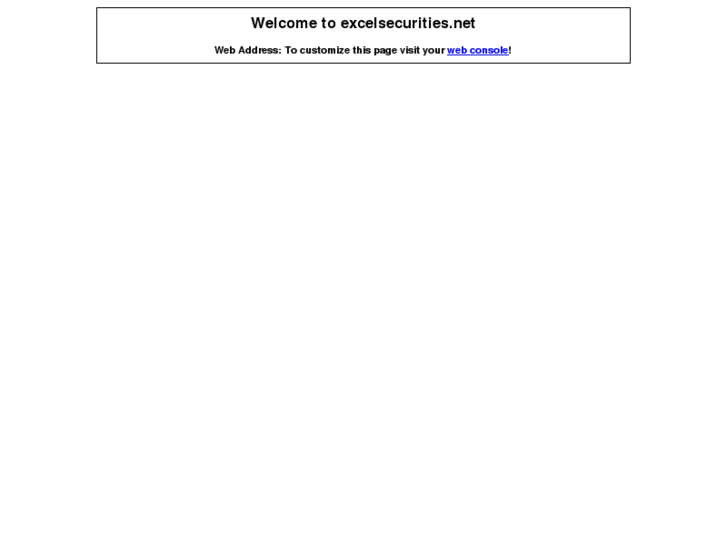 www.excelsecurities.net