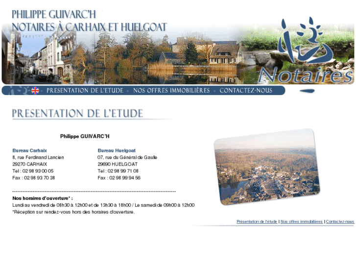 www.notaires-immobilier-carhaix.com