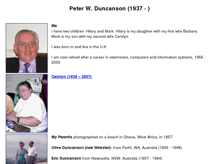 www.peterduncanson.net