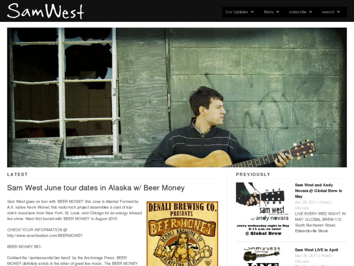 www.samwestmusic.com