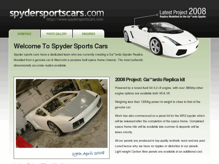 www.spydersportscars.com