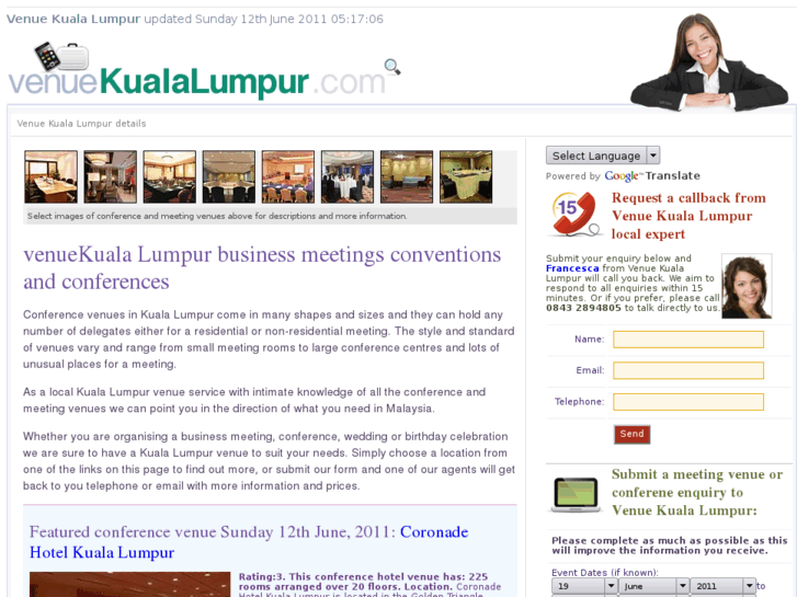 www.venuekualalumpur.com