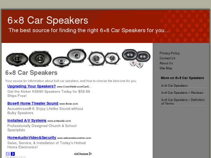 www.6x8carspeakers.com