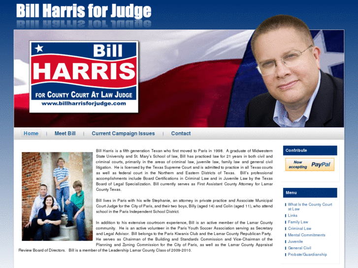 www.billharrisforjudge.com