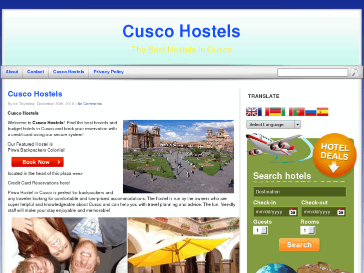 www.cuscohostels.com