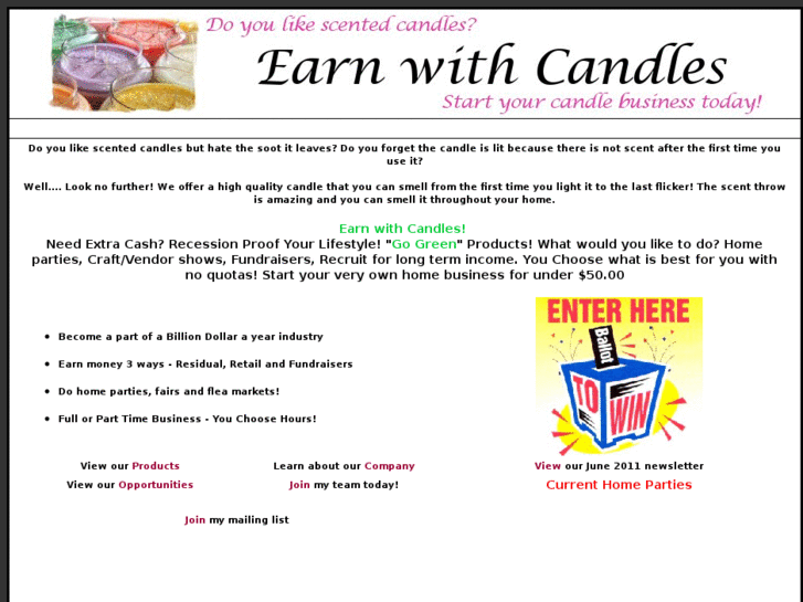 www.earnwithcandles.com