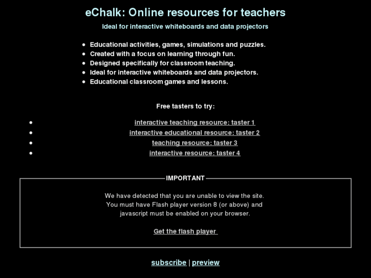 www.echalk.co.uk