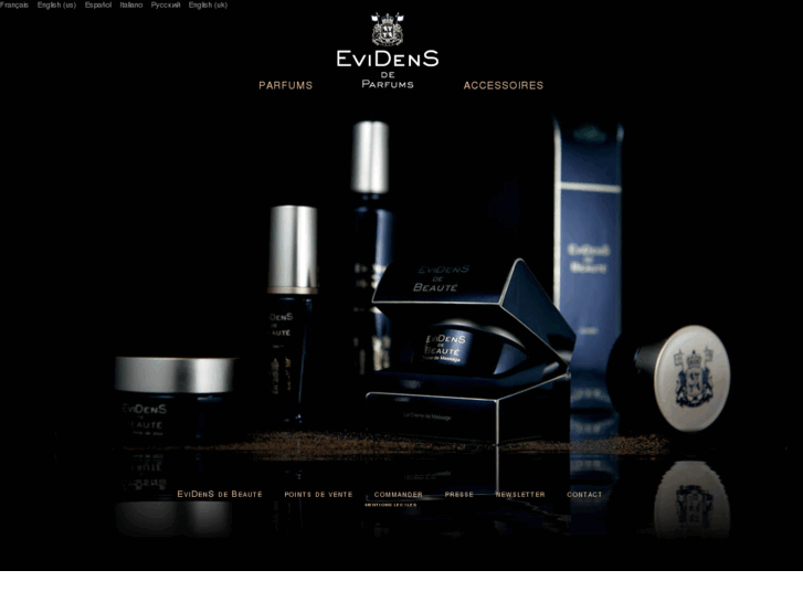 www.evidensdeparfums.com