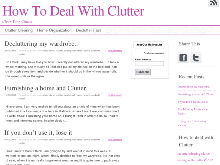 www.howtodealwithclutter.com