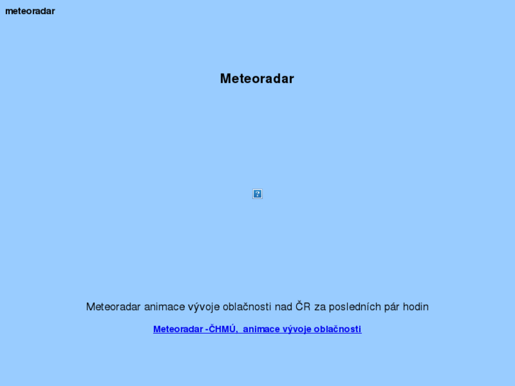 www.meteoradar.cz