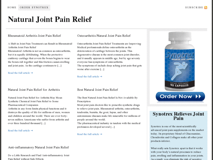 www.naturaljointpainrelief.biz