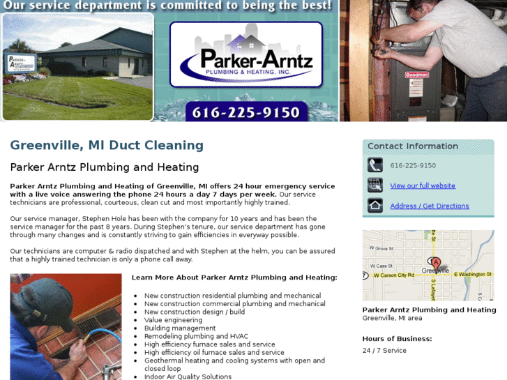 www.parker-arntzductcleaning.com