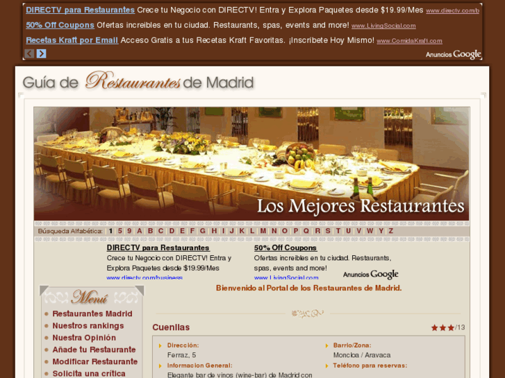 www.restaurantemadrid.com