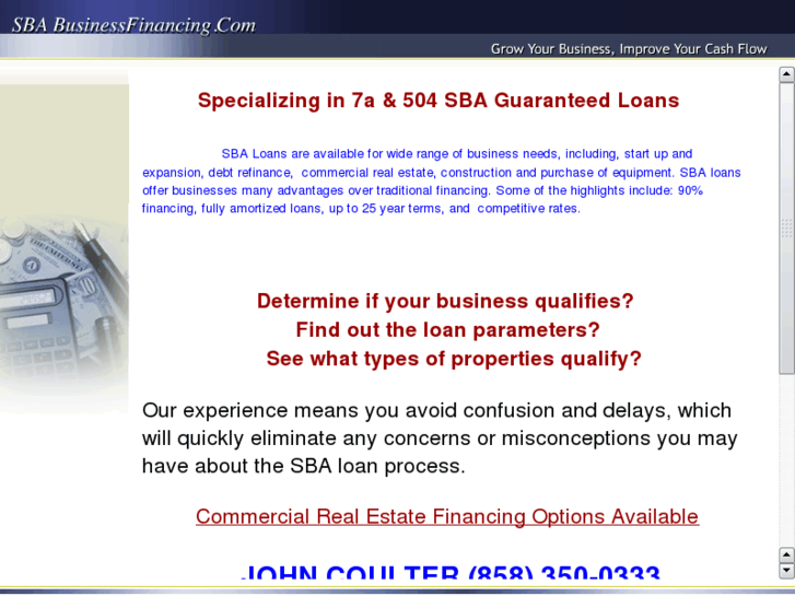 www.sbabusinessfinancing.com