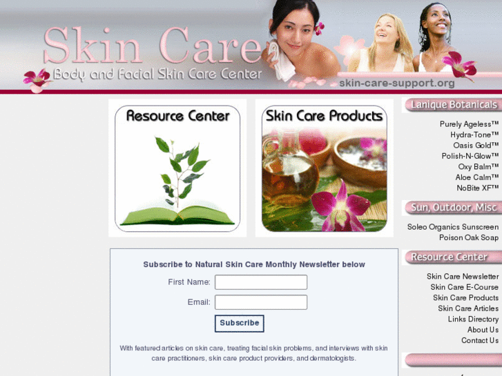 www.skin-care-support.org