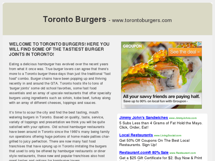 www.torontoburgers.com